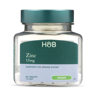 Holland & Barrett Zinc 15mg 60 Tablets
