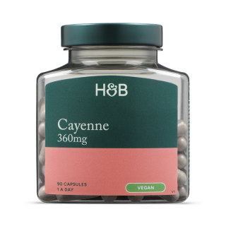Holland & Barrett Συμπλήρωμα με Πιπέρι Cayenne 360mg 90 Κάψουλες