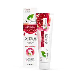 Dr Organic Οδοντόκρεμα με Ρόδι 100ml