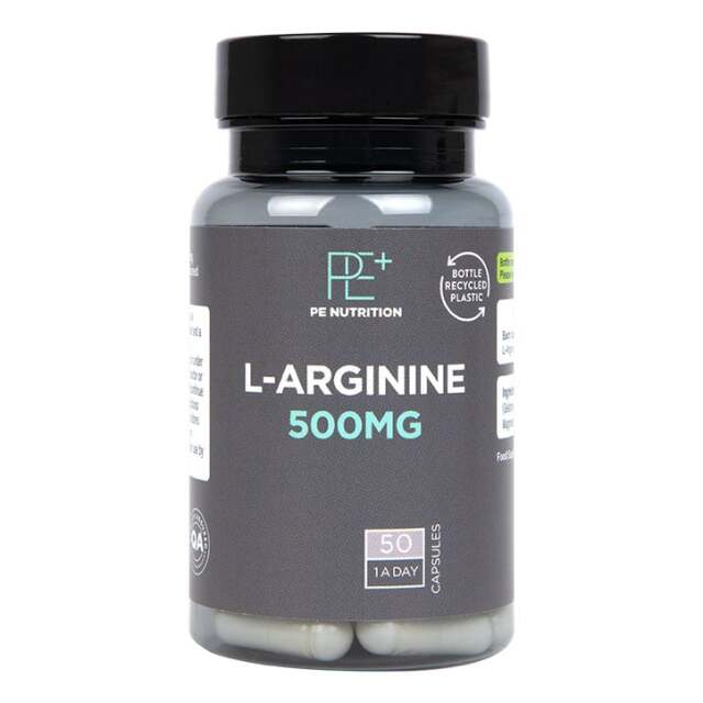 PE Nutrition L-Arginine 500mg 50 Capsules - 1