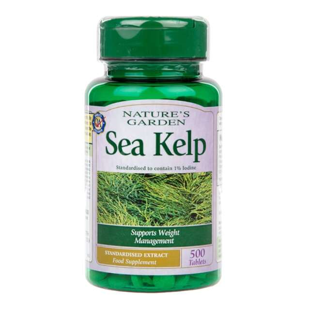 Nature’s Garden Sea Kelp 15mg  (Iodine) 500 Tablets - 1