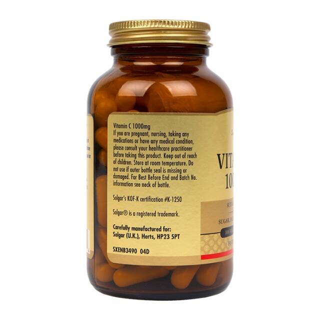 Solgar Vitamin C 1000mg 100 Vegi Capsules - 2