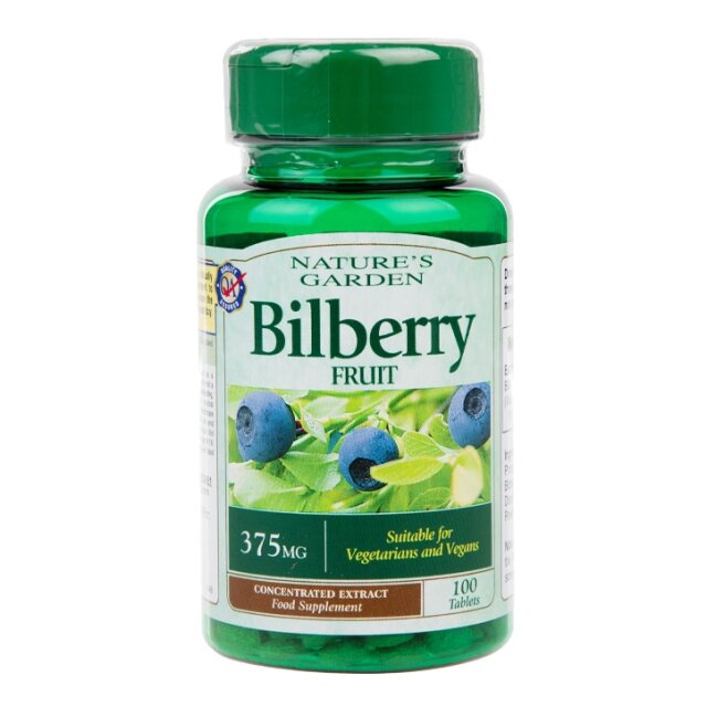 Good n Natural Bilberry 100 Tablets 375mg - 1