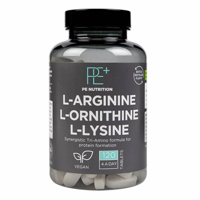 PE Nutrition L-arginine L-ornithine L-lysine 120 Tablets - 1