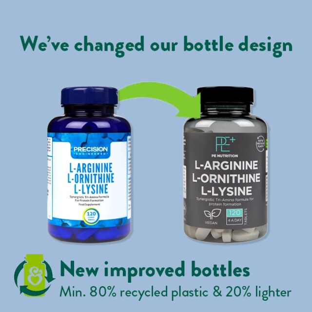 PE Nutrition L-arginine L-ornithine L-lysine 120 Tablets - 2