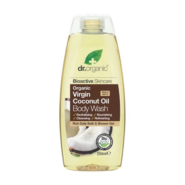 Dr Organic Organic Virgin Coconut Oil Body Wash 250ml - 1