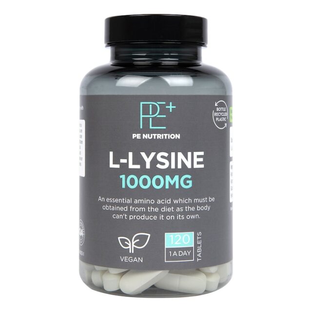 PE Nutrition L-Lysine 1000mg 120 Tablets - 1