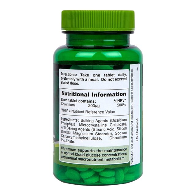 Holland & Barrett Chromium Picolinate 250 Tablets 200ug - 3