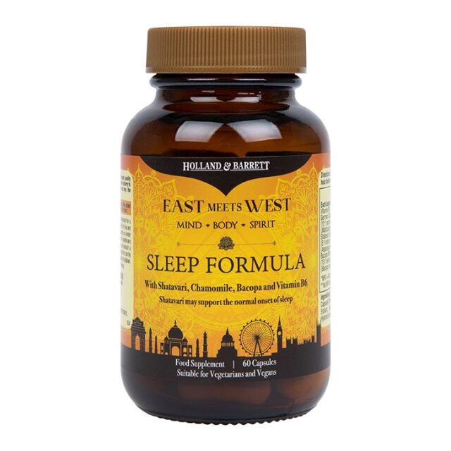 Holland & Barrett East Meets West Sleep Formula 60 Capsules - 1