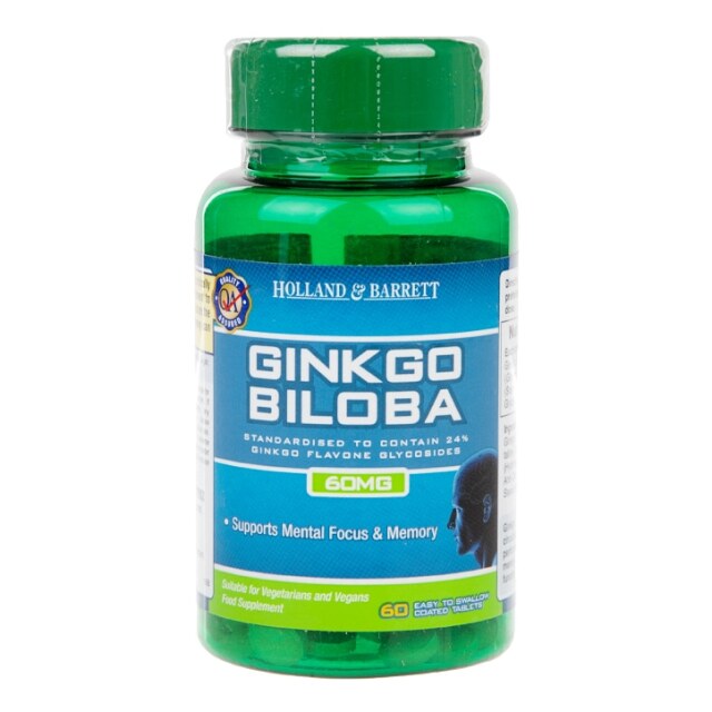 Holland & Barrett Ginkgo Biloba 60 Tablets 60mg - 1
