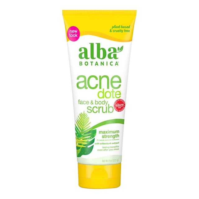 Alba Botanica Acne Face & Body Scrub 227g - 1