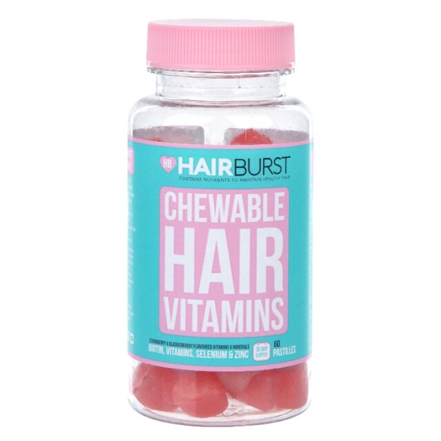 Hairburst Chewable Hair Vitamins 30 Day Supply 60 Pastilles - 3