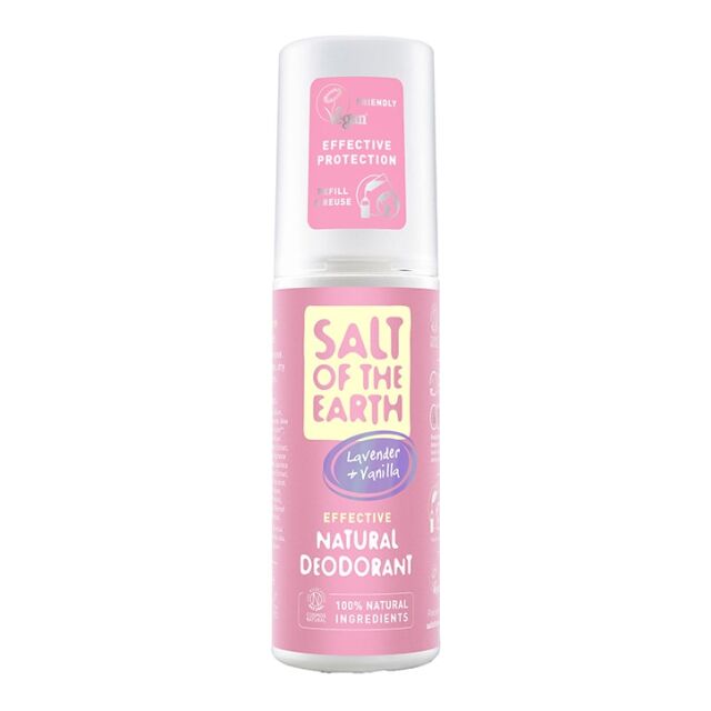 Salt of the Earth Lavender & Vanilla Natural Deodorant Spray 100ml - 1