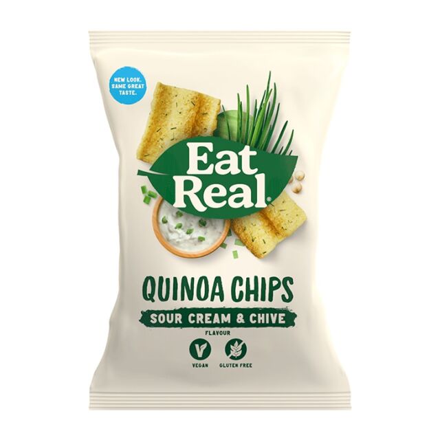 Eat Real Sour Cream & Chives Quinoa Chips 80g - 1