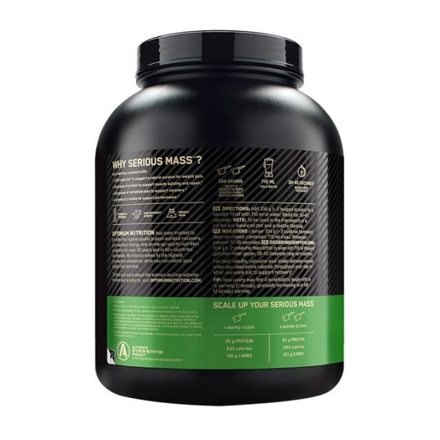 Optimum Nutrition Serious Mass Powder Chocolate Peanut Butter 2.73kg - 2