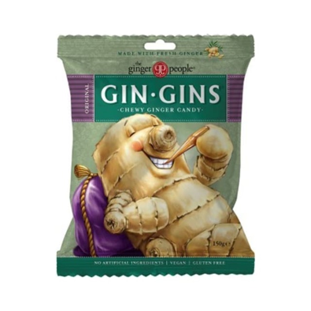 The Ginger People Gin Gins Chewy Ginger Candy 150g - 1