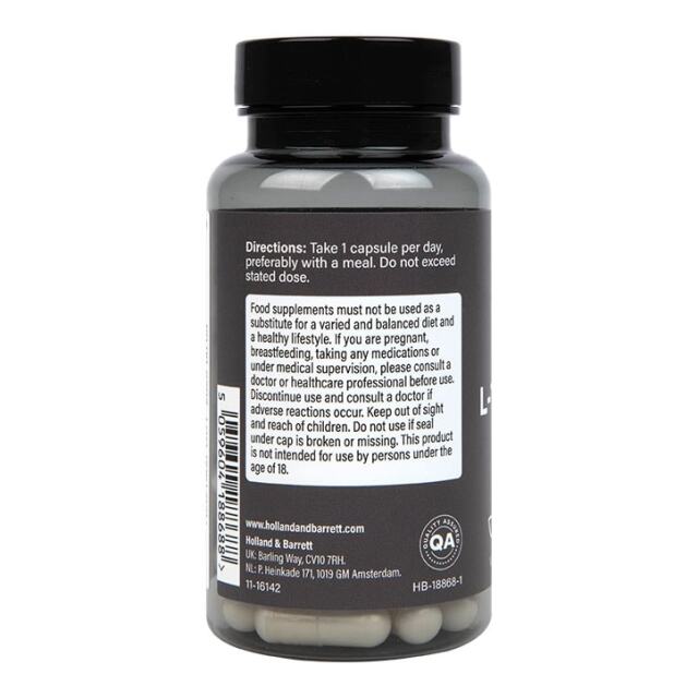 PE Nutrition L-Tyrosine 50 Capsules 500mg - 4