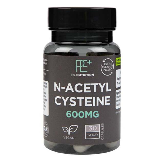 PE Nutrition N-Acetyl Cysteine 600mg 30 Capsules - 1