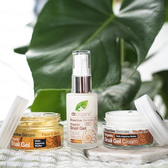 Dr Organic Healthy Ageing Snail Gel Facial Serum 30ml - 4