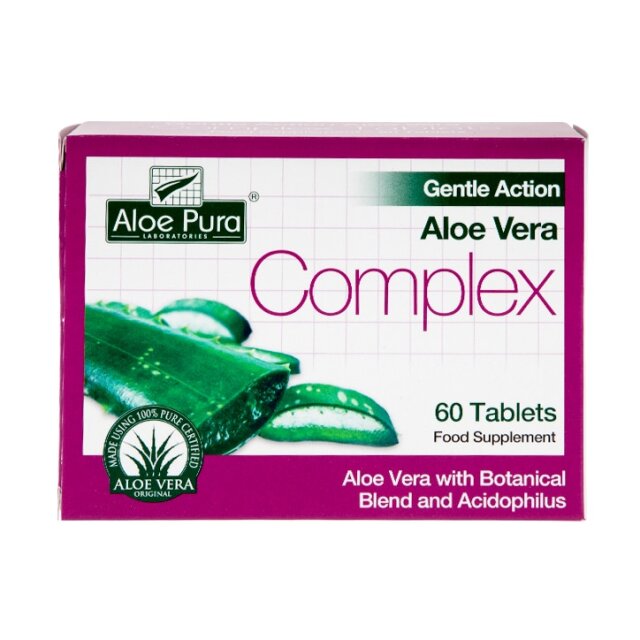 Aloe Pura Organic Aloe Vera Complex 60 Tablets - 1