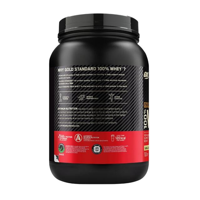 Optimum Nutrition Gold Standard 100% Whey Powder Vanilla Ice Cream 900g - 2