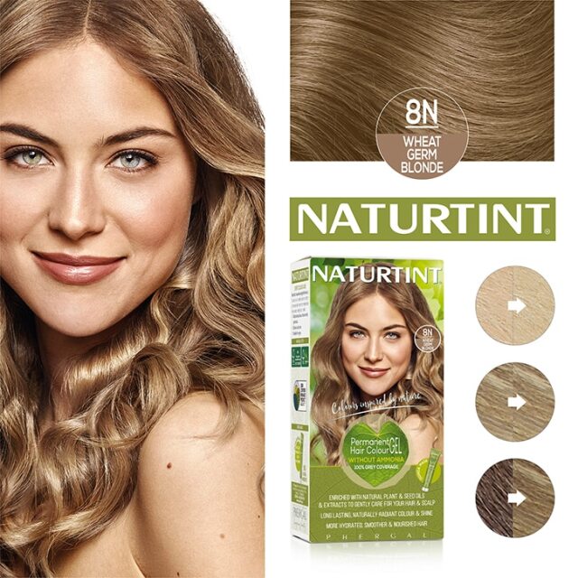 Naturtint Permanent Hair Colour 8N (Wheat Germ Blonde) - 6