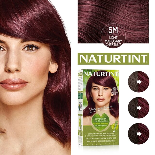 Naturtint Permanent Hair Colour 5M (Light Mahogany Chestnut) - 6