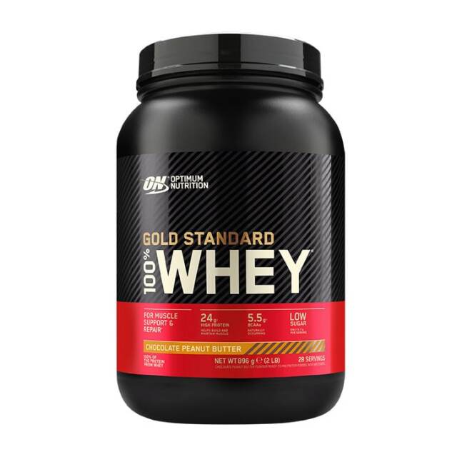 Optimum Nutrition Gold Standard 100% Whey Powder Chocolate Peanut Butter 896g - 1