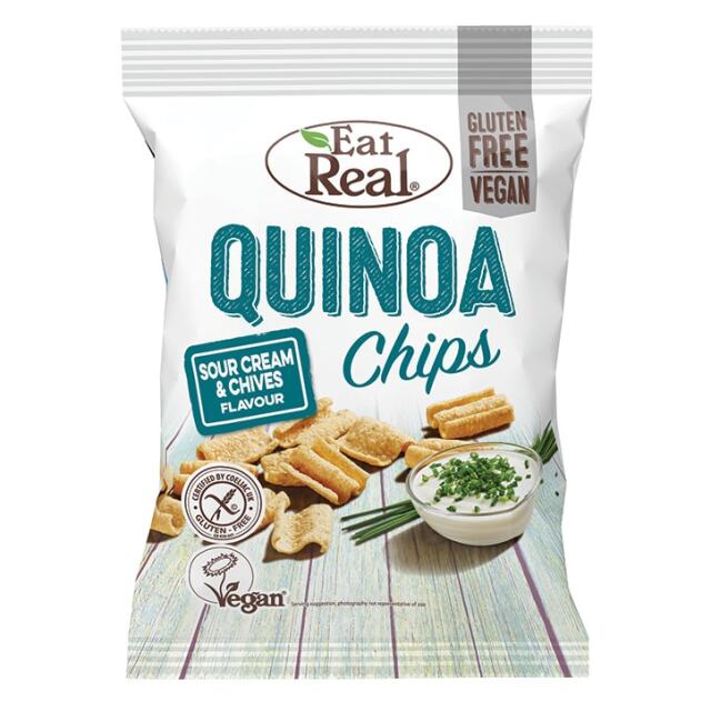 Eat Real Sour Cream & Chives Quinoa Chips 30g - 1