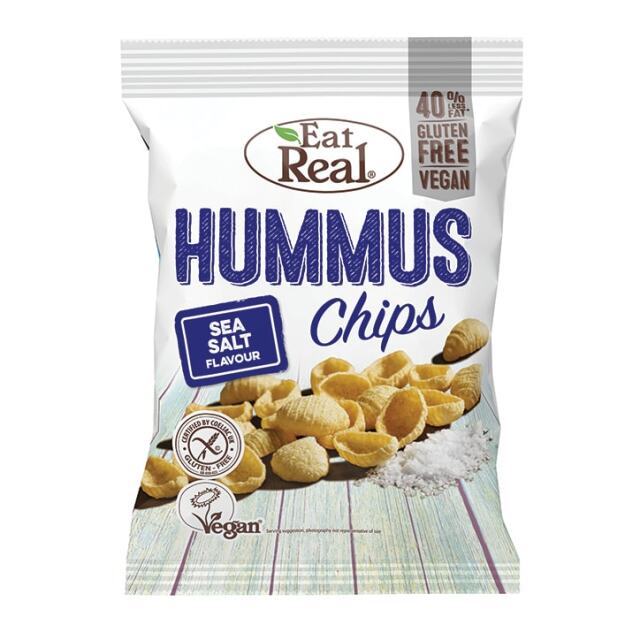 Eat Real Sea Salt Hummus Chips 45g - 1
