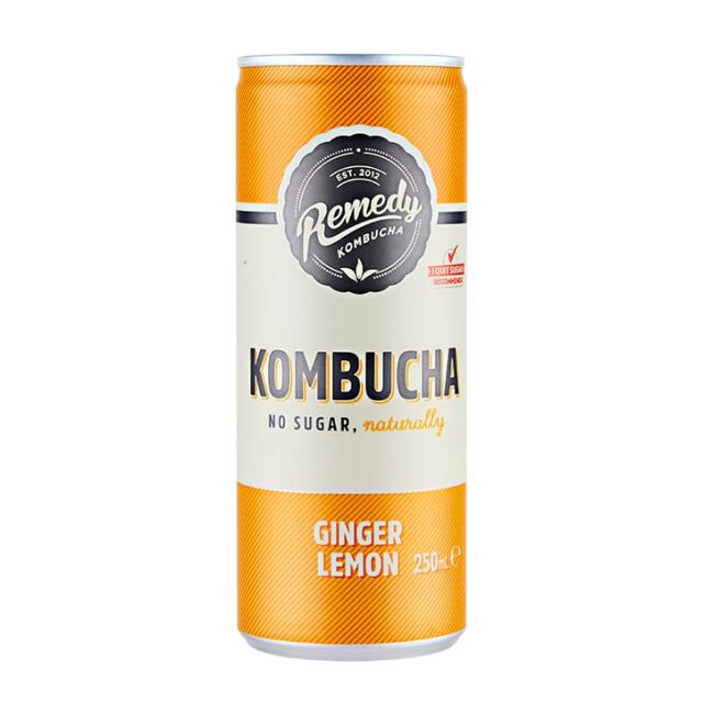 Remedy Ginger Lemon Kombucha 250ml - 1