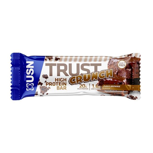 USN Trust Crunch Protein Bar Fudge Brownie 60g - 1