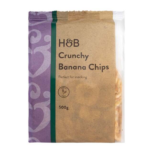 Holland & Barrett Crunchy Banana Chips 500g - 1