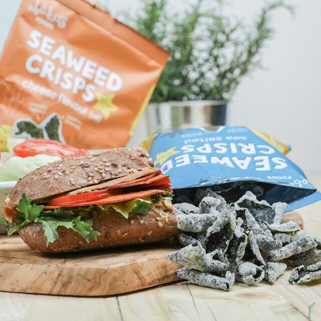 Abakus Foods Seaweed Crisps Cheese Flavour 18g - 2