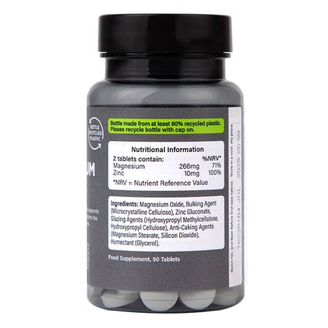 PE Nutrition Magnesium with Zinc 90 Tablets - 4