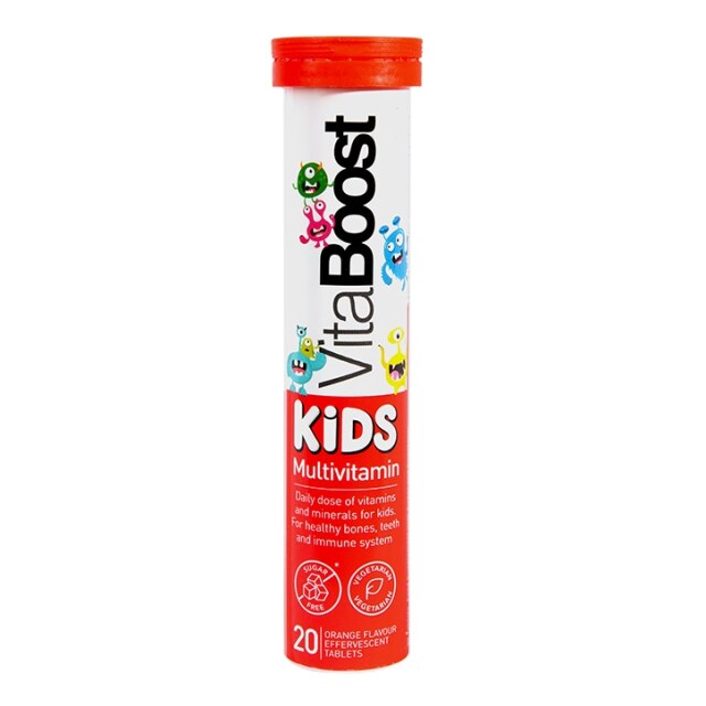 Vitaboost Kids Multivitamin Effervescent 20 Tablets - 1