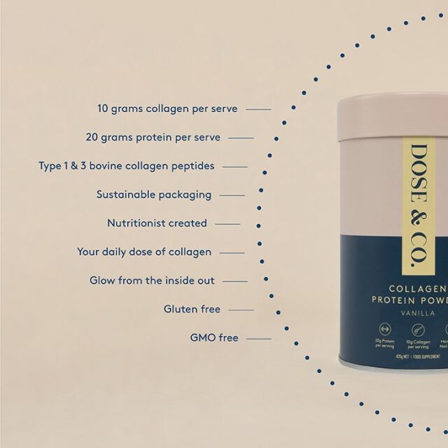 Dose & Co Collagen Protein Powder Vanilla 420g - 2