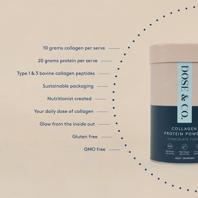 Dose & Co Collagen Protein Powder Chocolate 420g - 2