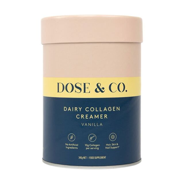Dose & Co Dairy Collagen Creamer Vanilla 340g - 1
