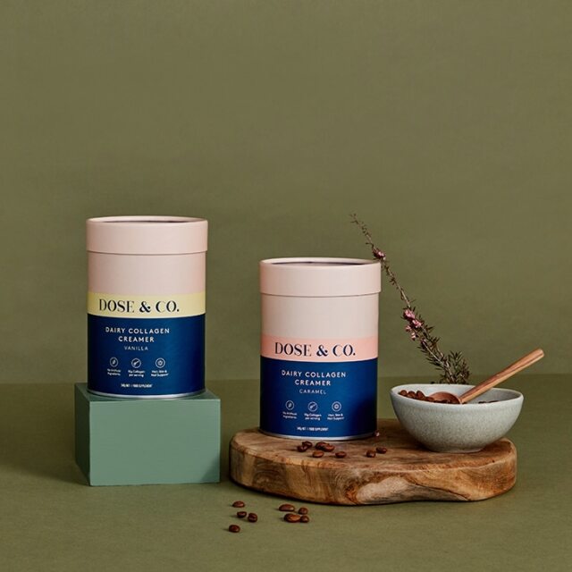 Dose & Co Dairy Collagen Creamer Vanilla 340g - 4