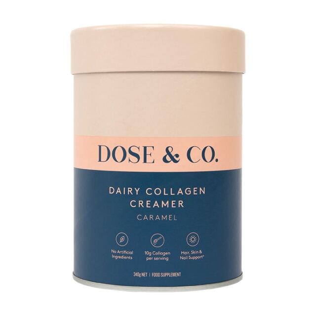 Dose & Co Dairy Collagen Creamer Caramel 340g - 1