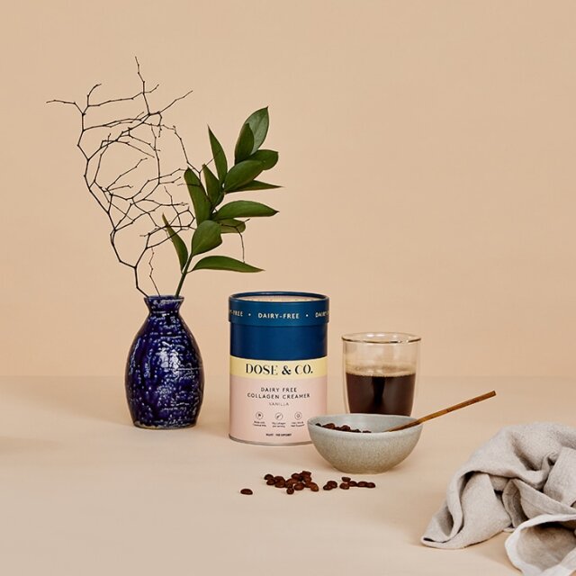 Dose & Co Dairy-Free Collagen Creamer Vanilla 340g - 3