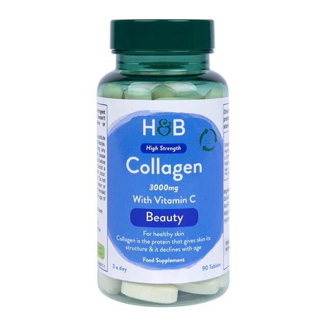 Holland & Barrett Bovine Collagen Tablet 3000mg 90 Tablets - 1