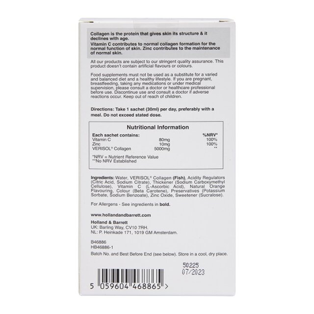 H&B Expert Marine Collagen Orange Liquid 10 Sachets - 2