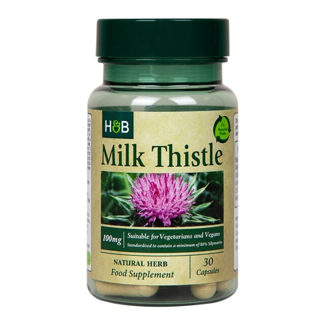 Holland & Barrett Milk Thistle 100mg 30 Capsules - 1