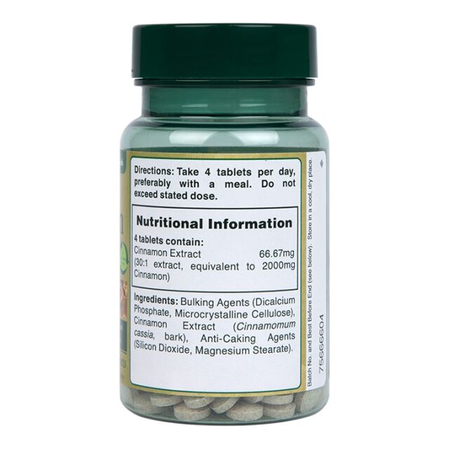 Holland & Barrett Cinnamon 2000mg 90 Tablets - 4