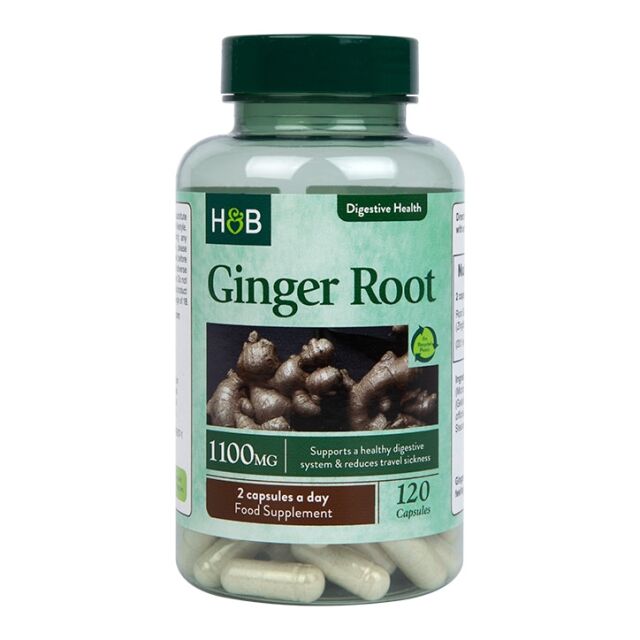 Holland & Barrett Ginger Root 1100mg 120 Capsules - 1