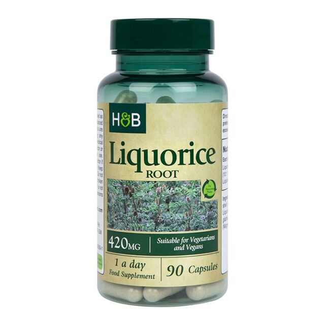 Holland & Barrett Liquorice Root 420mg 90 Capsules - 1