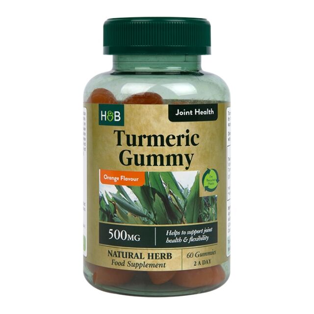 Holland & Barrett Turmeric Gummy 500mg 60 Chewables - 1
