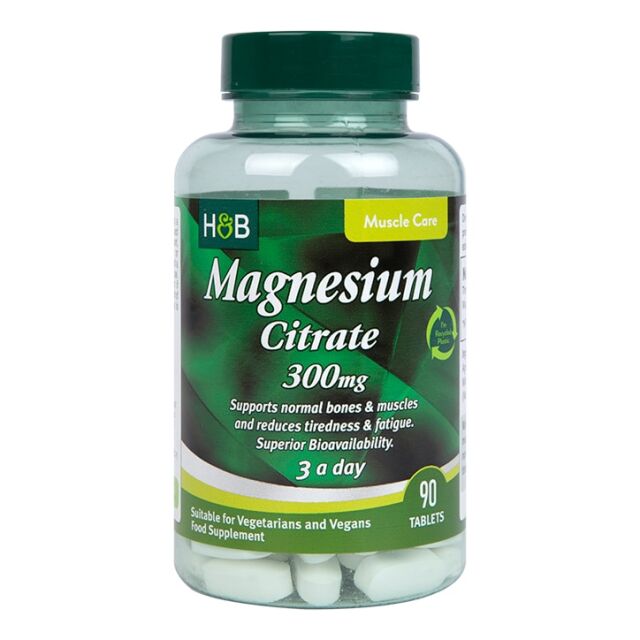Holland & Barrett Magnesium Citrate 300mg 90 Tablets - 1